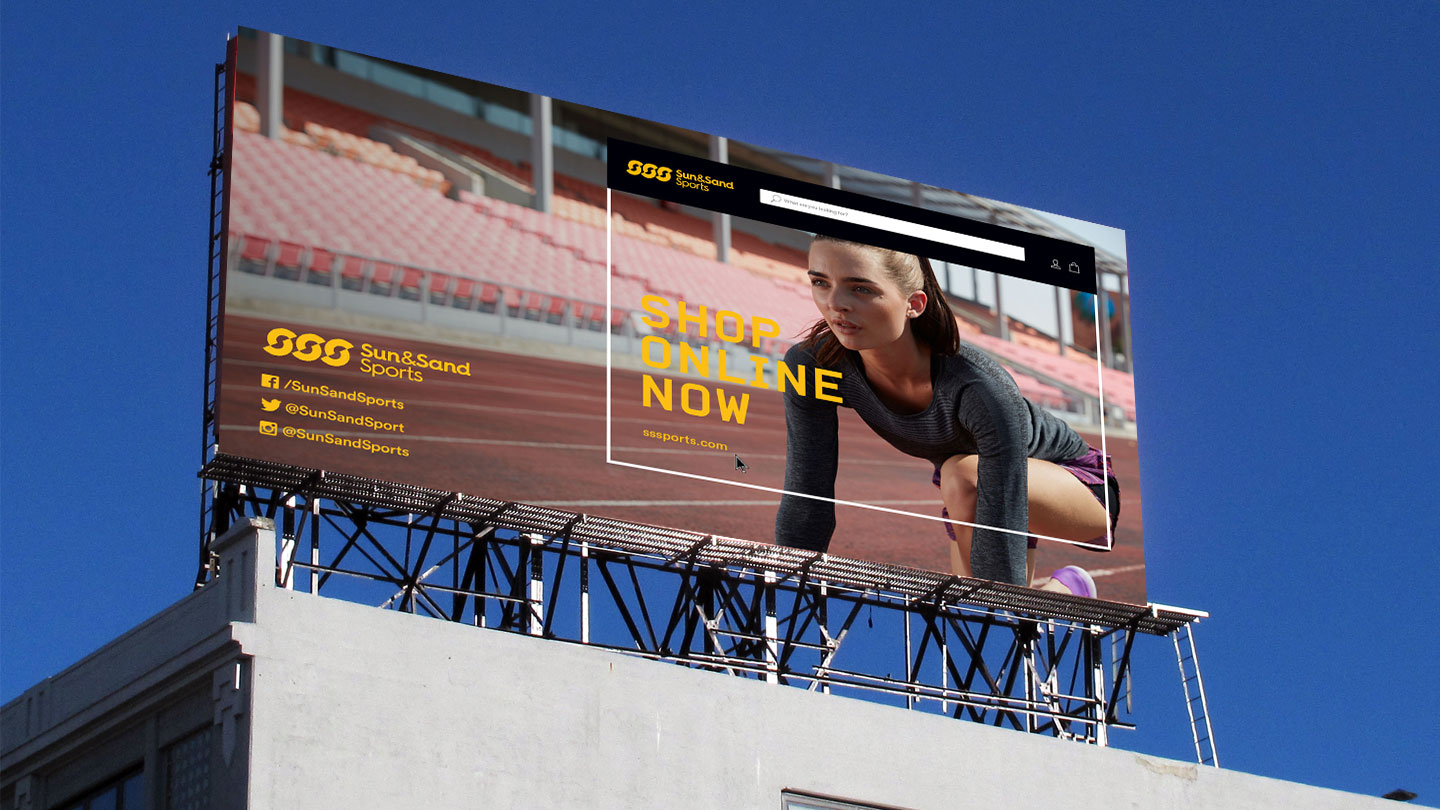 ecommerce campaign billboard