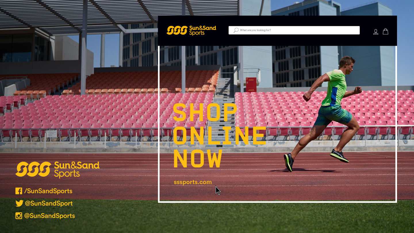 sun and sand sports ecommerce campaign