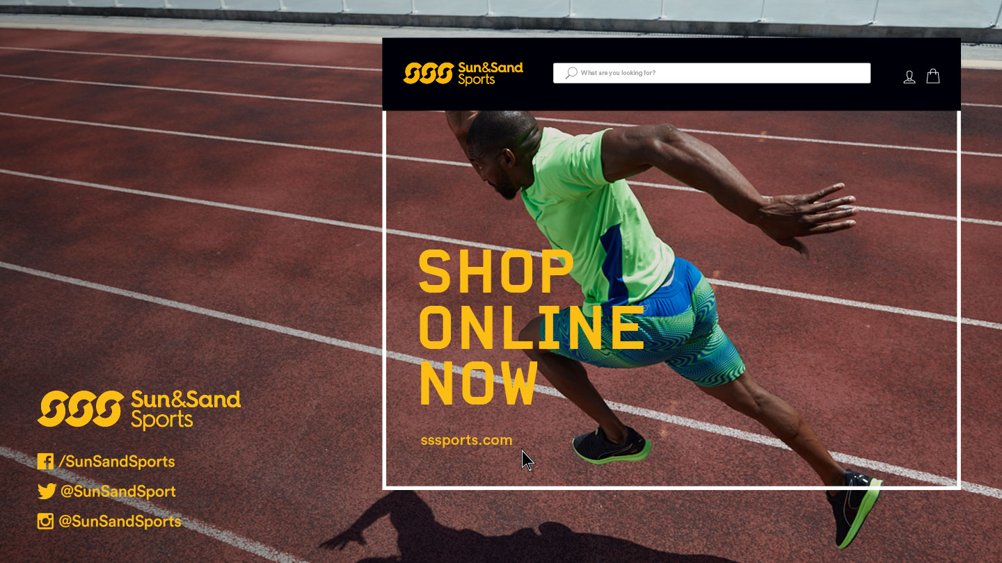 sun and sand sports ecommerce campaign